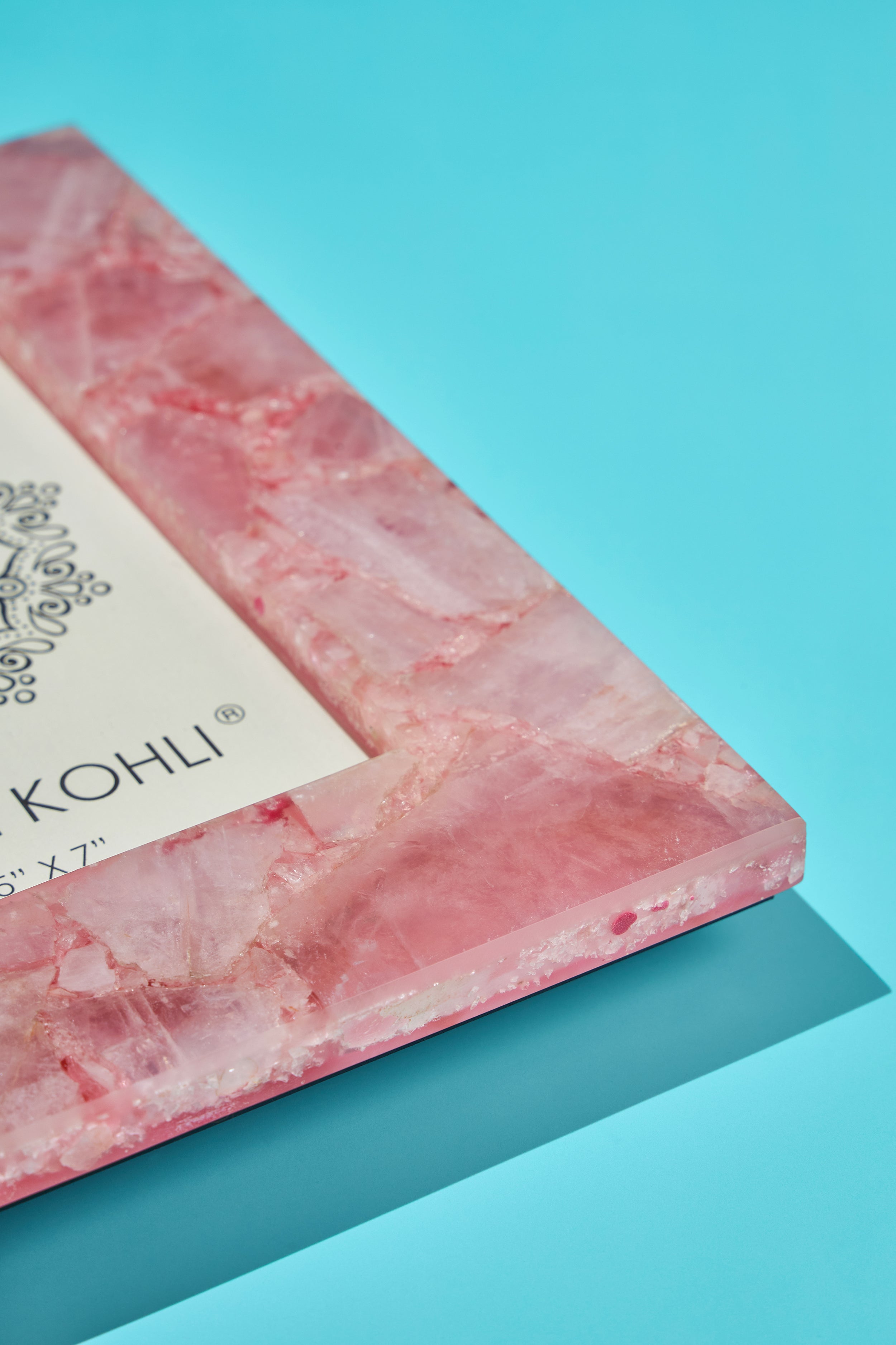 Genuine Rose Quartz Crystal Picture Frame – Unique and Stylish Design
A beautifully crafted rose quartz gemstone photo frame, ideal for displaying cherished photos while enhancing home or office décor with its soft pink hues