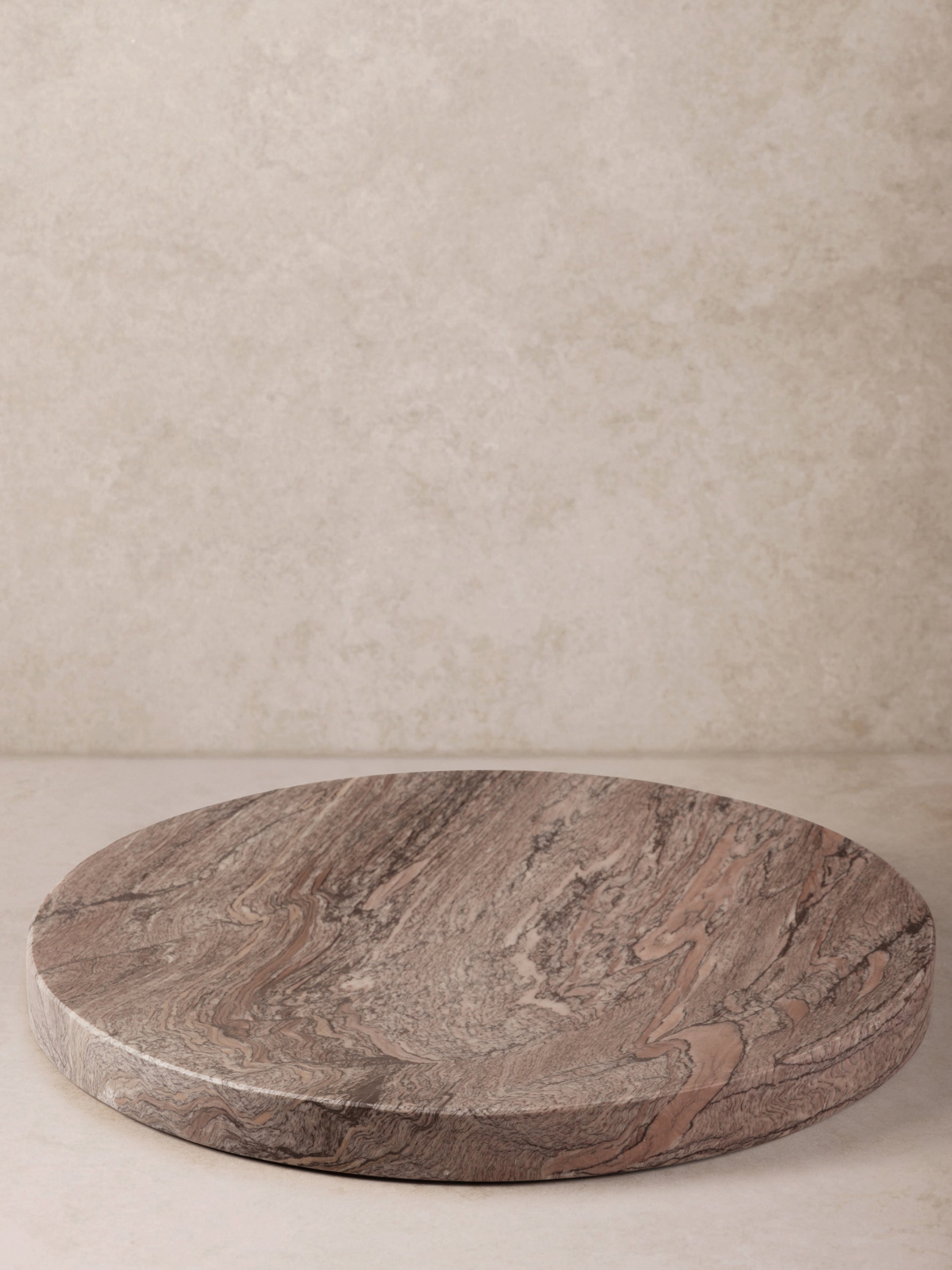 Elegant Brown Onyx Marble Tray – Decorative Centerpiece for Any Space