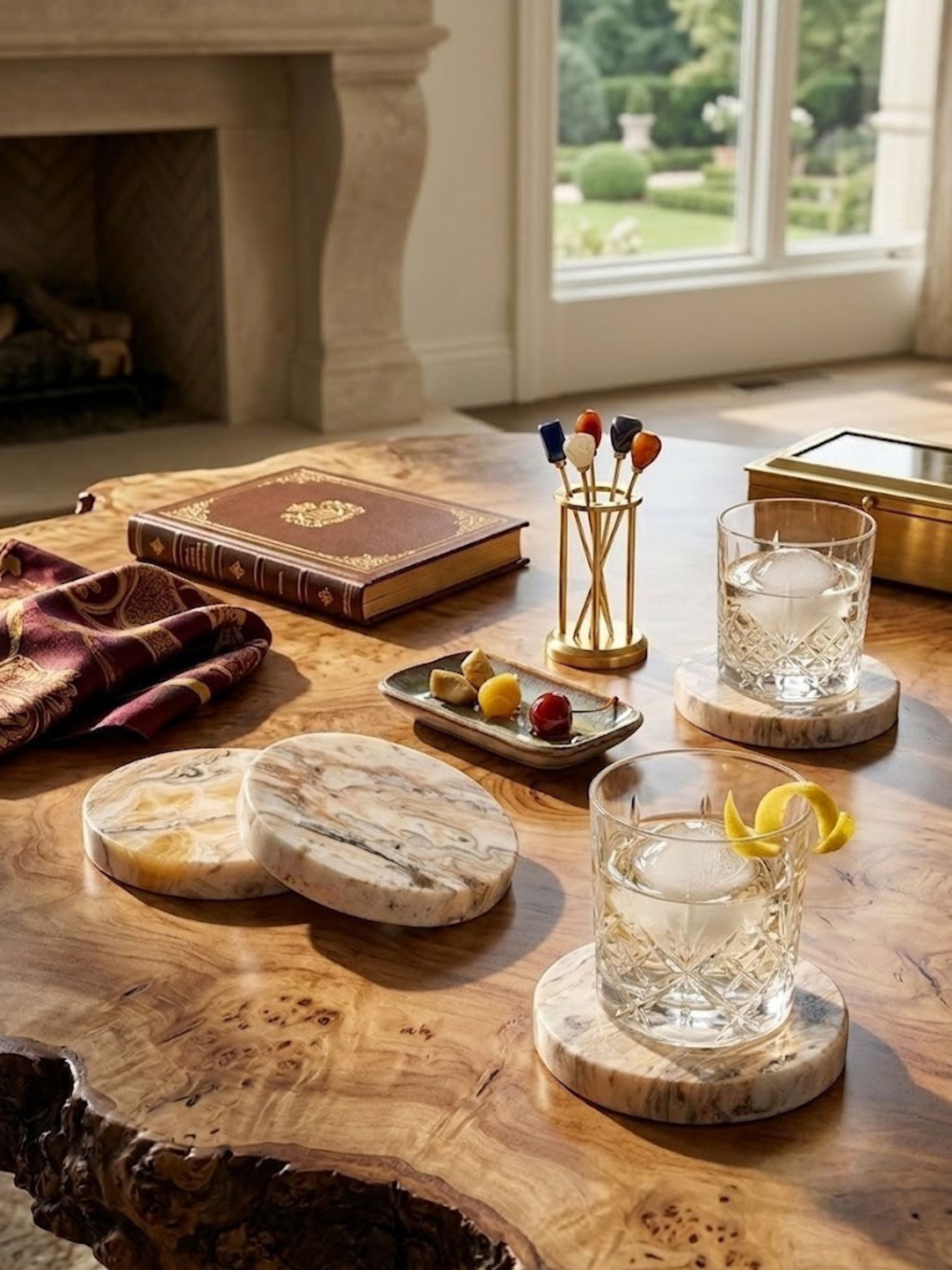 Tasmania Onyx Coasters