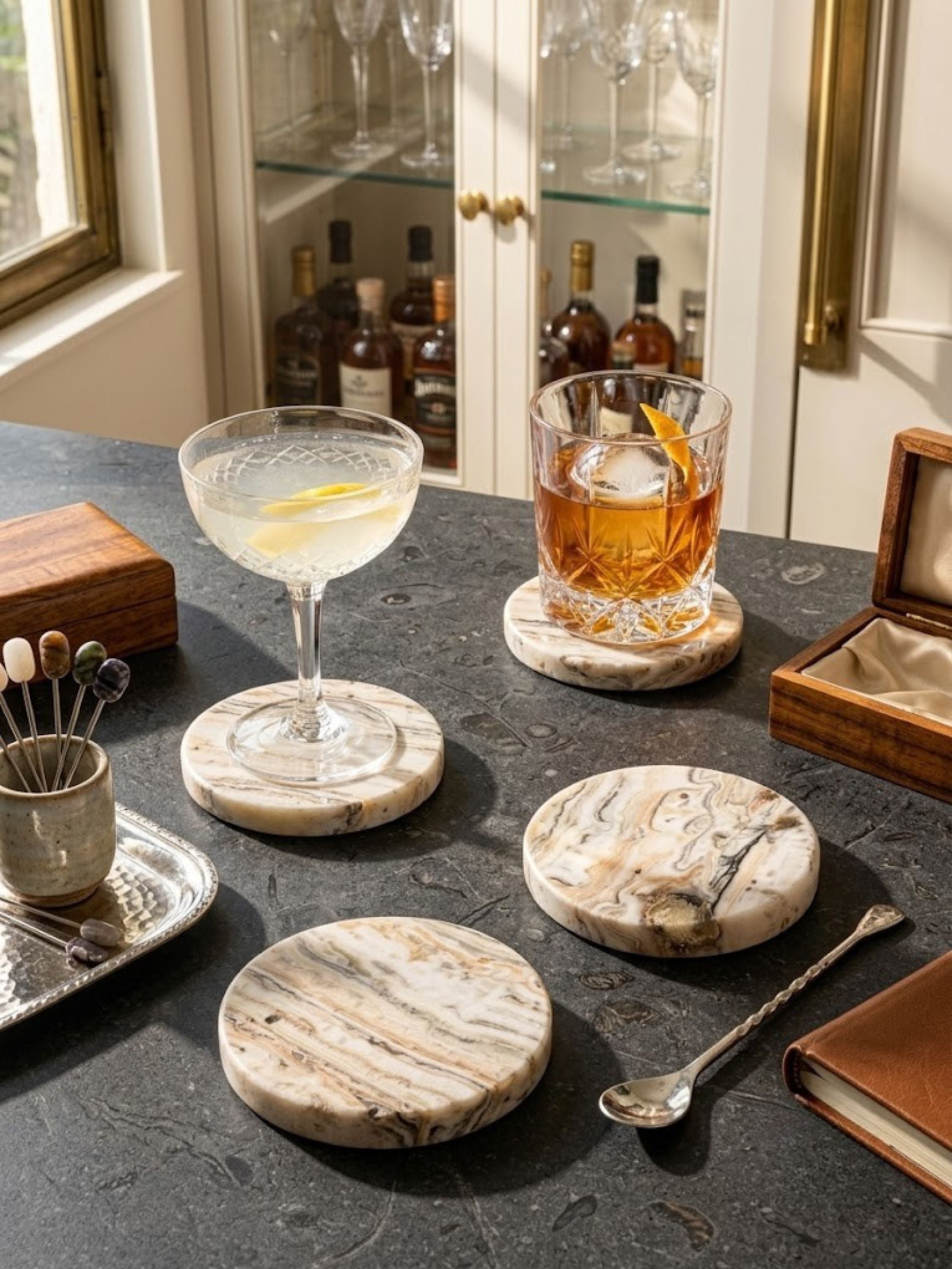Tasmania Onyx Coasters