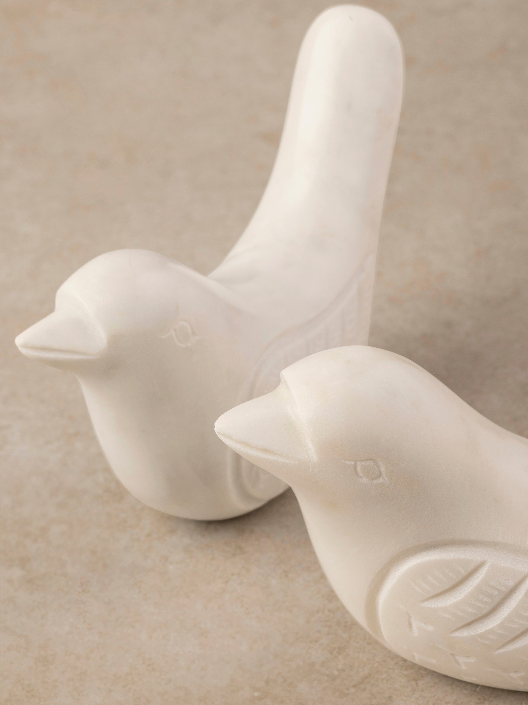 Coco & Charlie Marble Bird Objects
