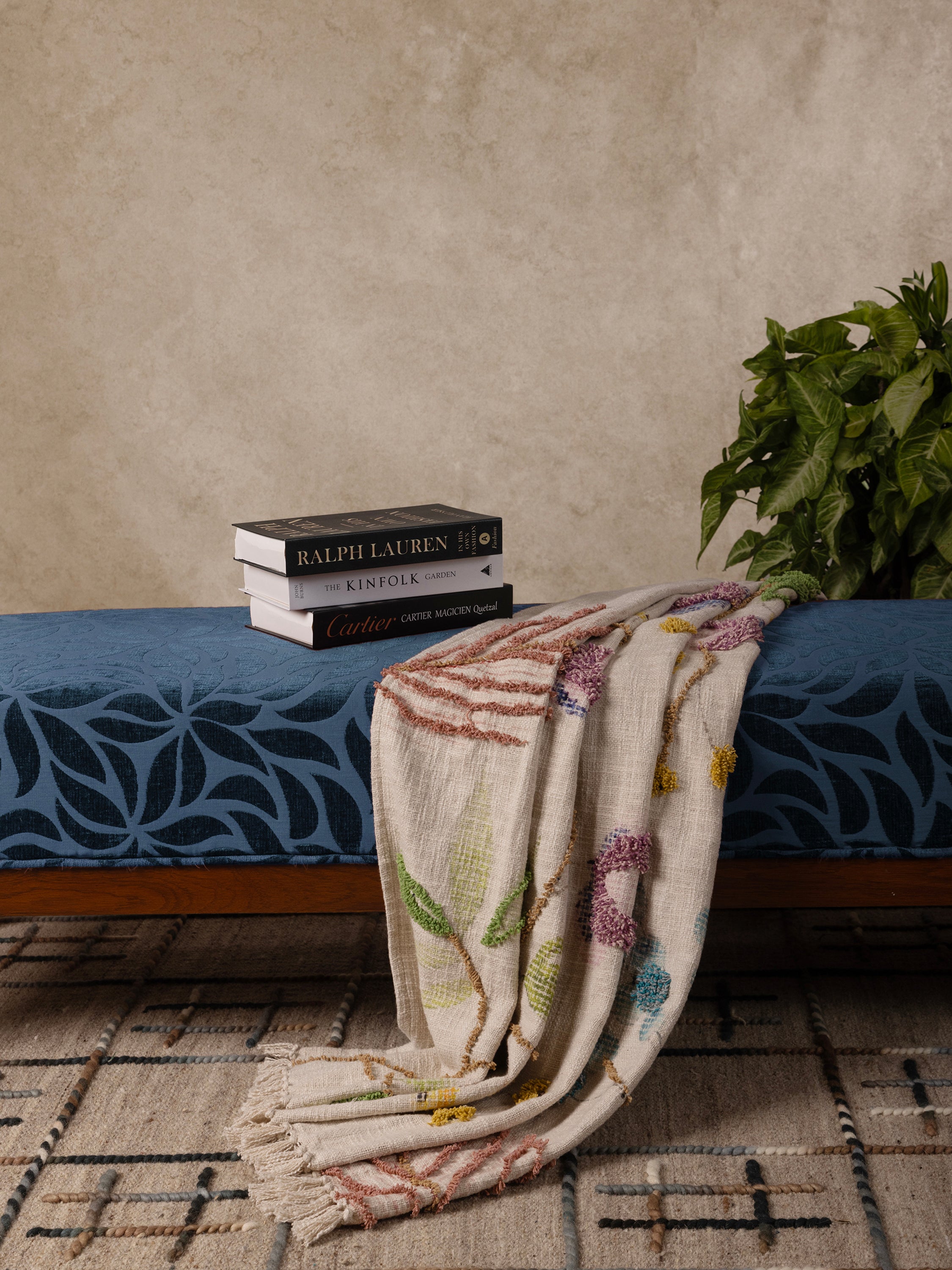 Zurich Throw Blanket – Textiles with handcrafted, lifestyle view
