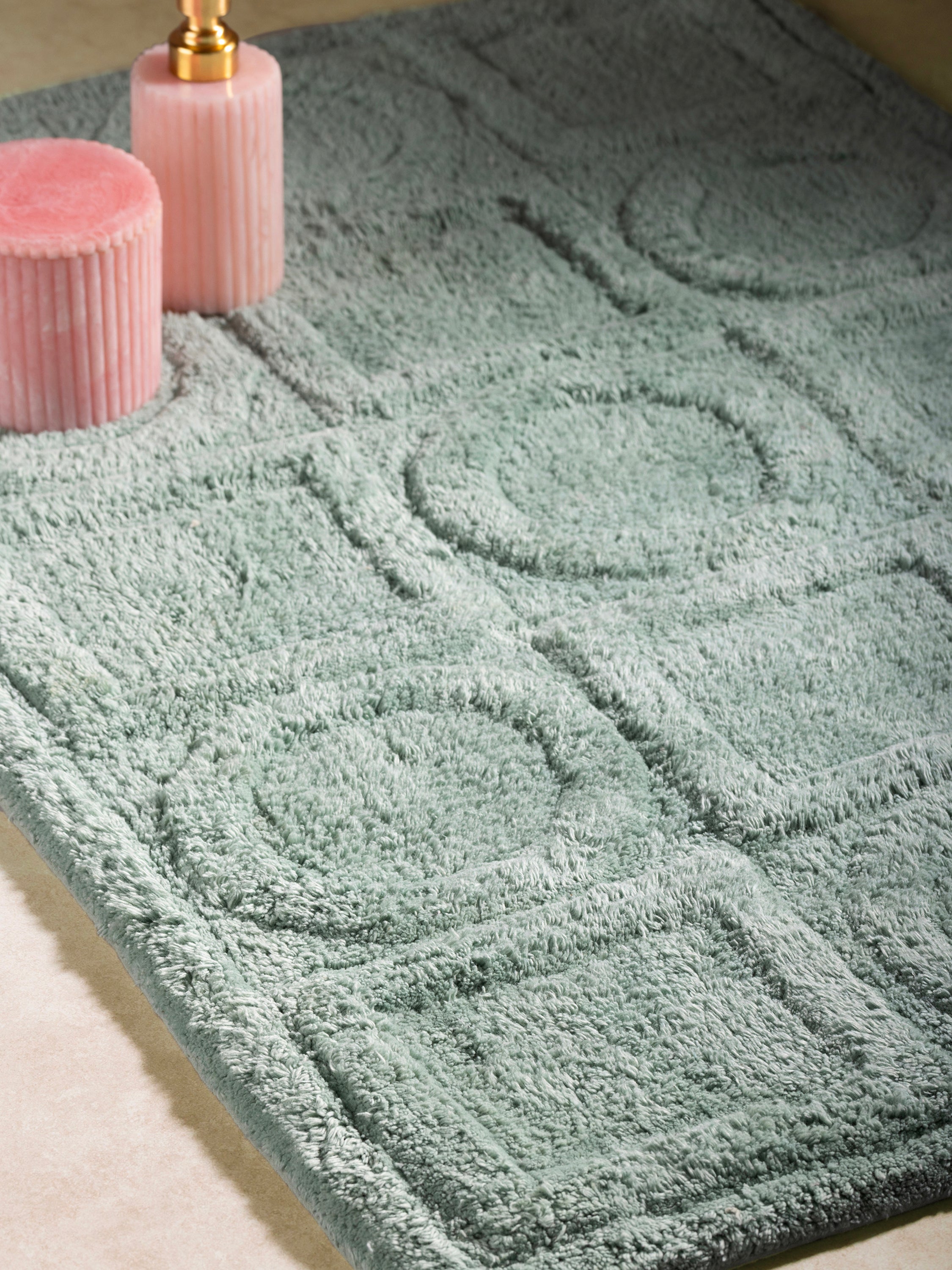 Premium Teal Bath Rug – Ultra-Soft, Quick-Drying, and Durable