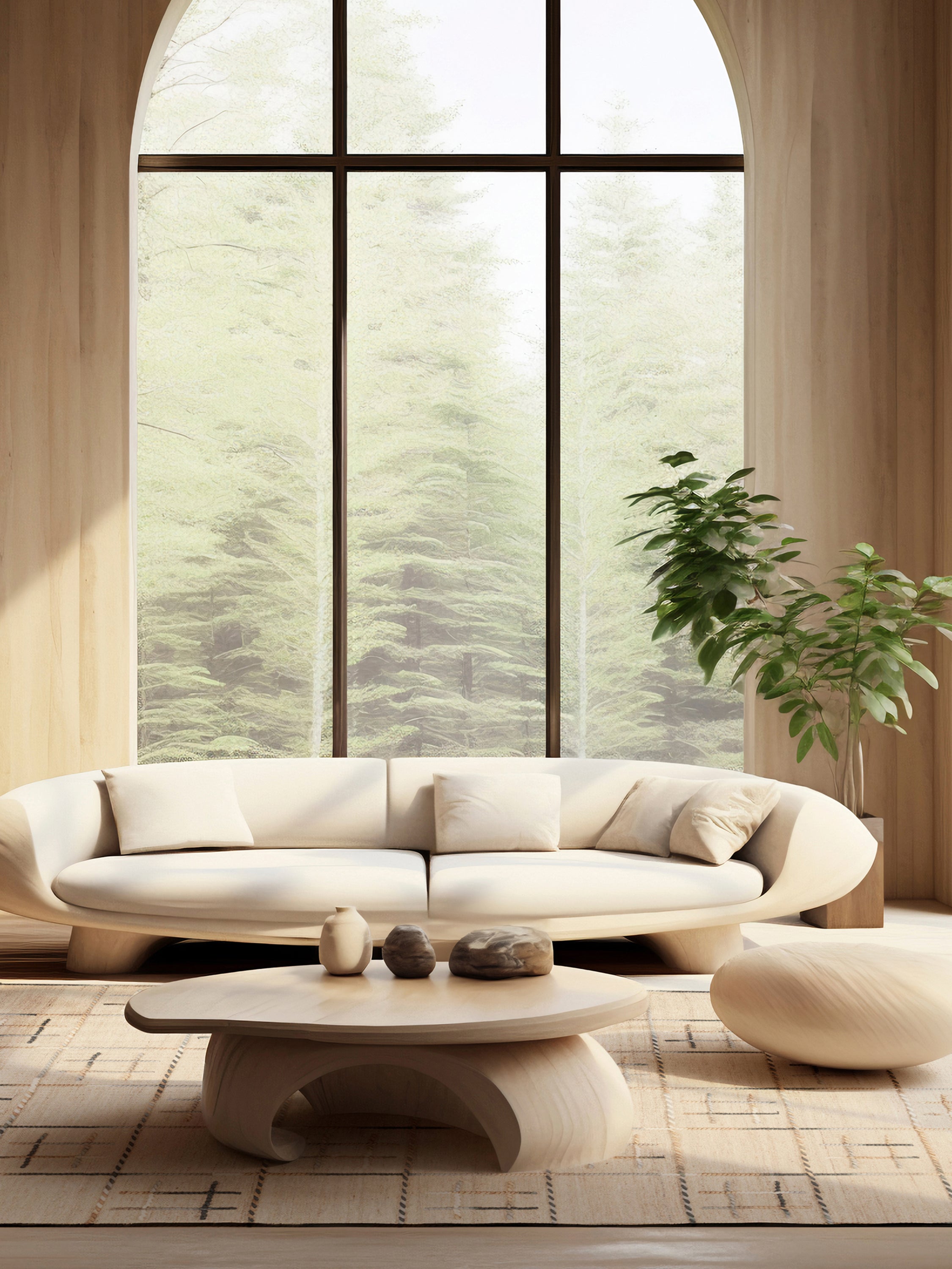 Designer woolen area rug with a sophisticated woven pattern, a perfect statement piece for modern homes