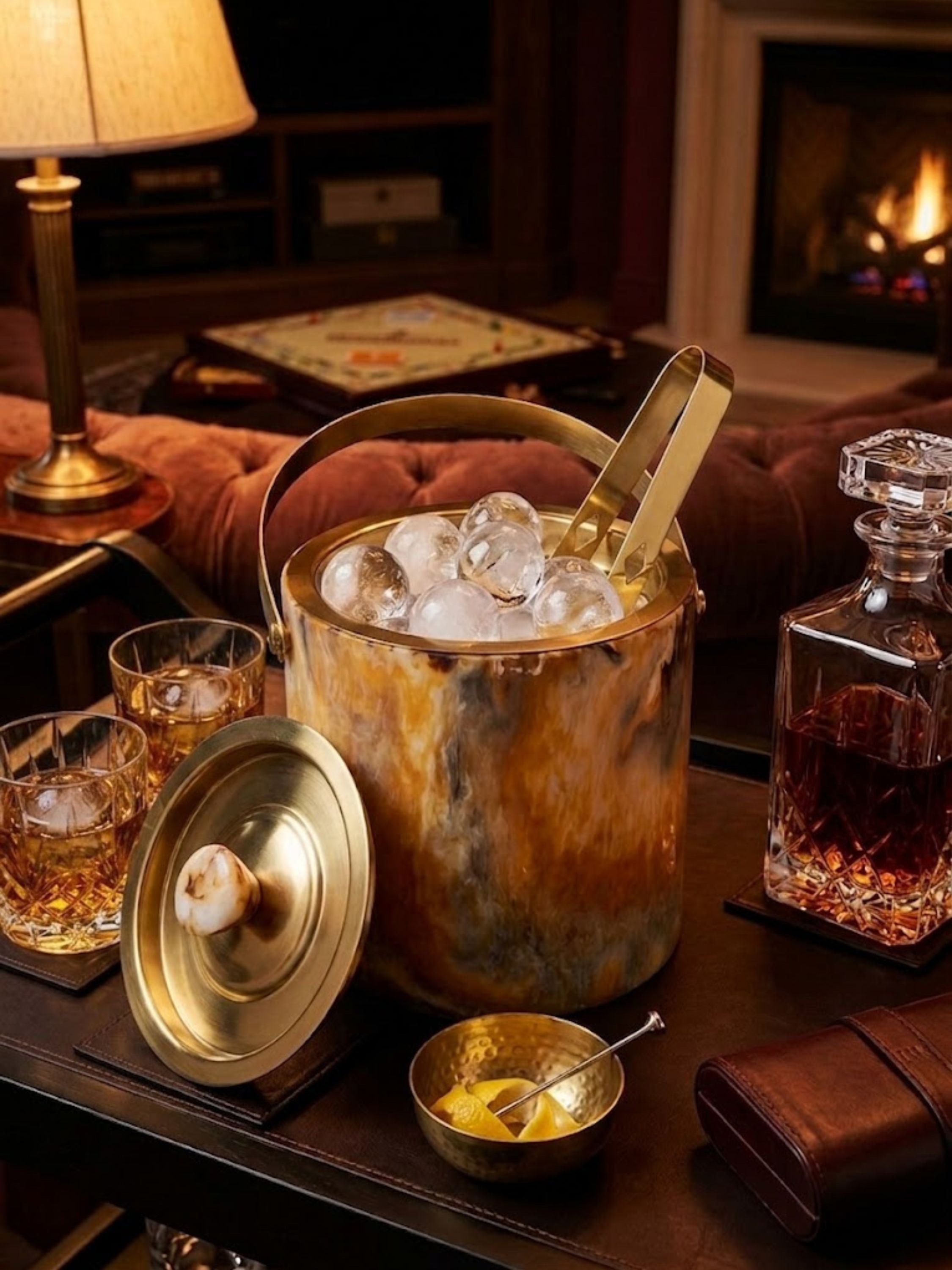 Kampai Marbled Ice Bucket