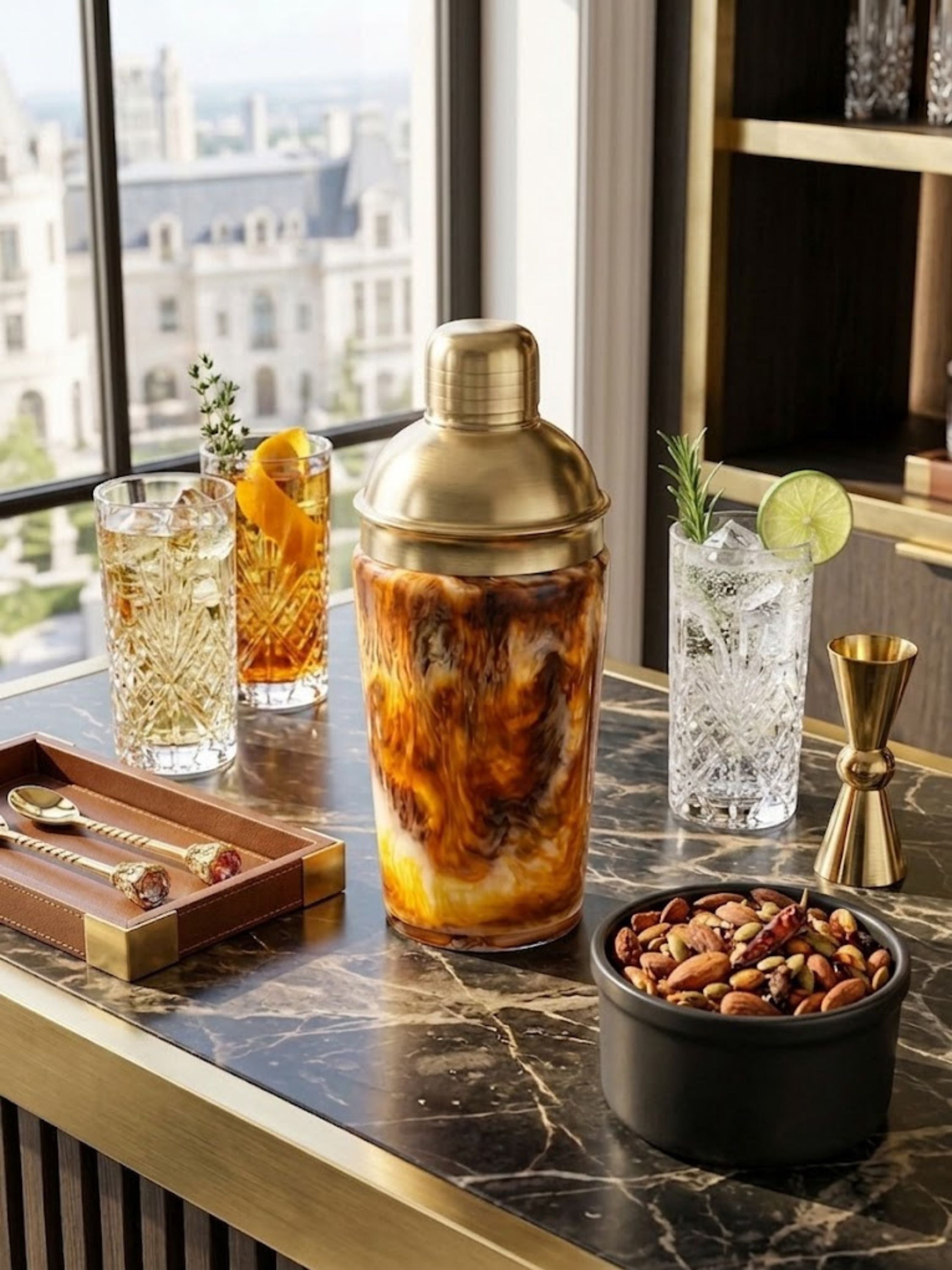 Kampai Marbled Cocktail Shaker