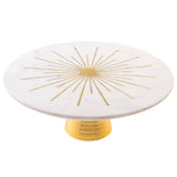 round cake stand white