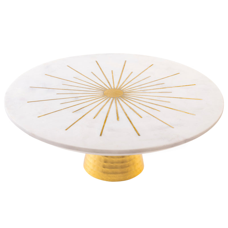 round cake stand white