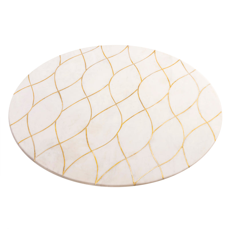 marble lazy susan 16 inch