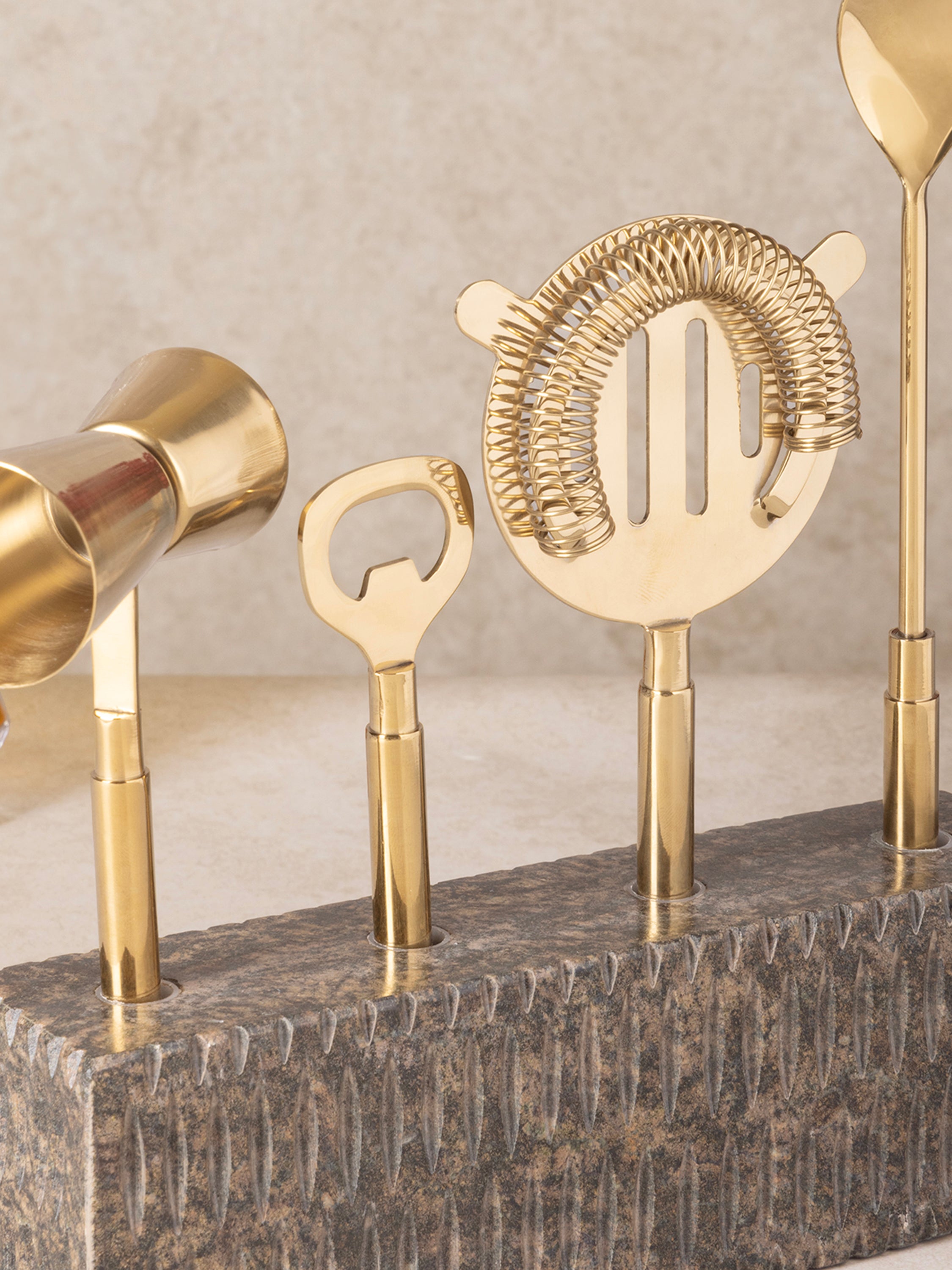 Sante Onyx Bar Tools | GAURI KOHLI