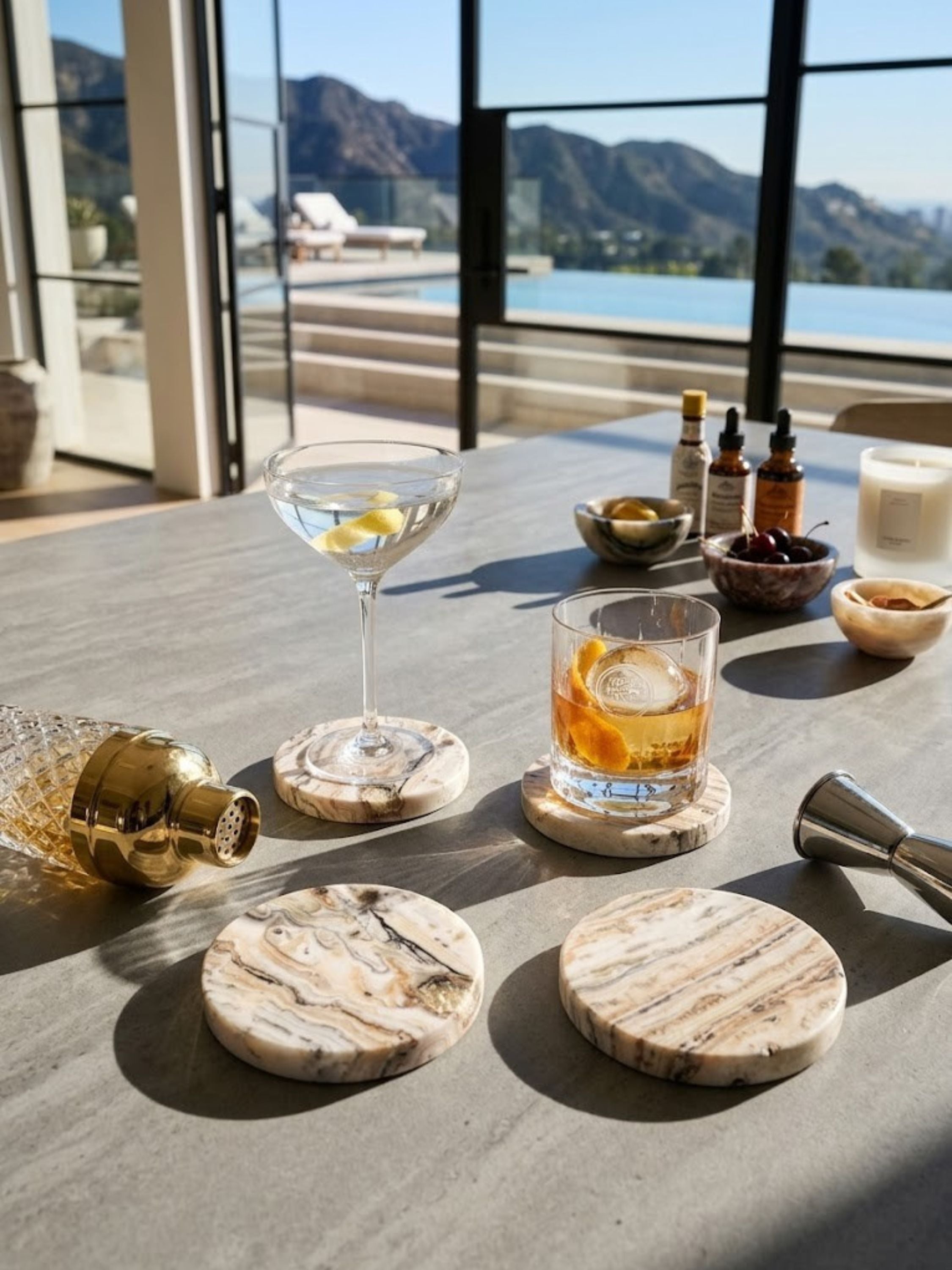 Tasmania Onyx Coasters
