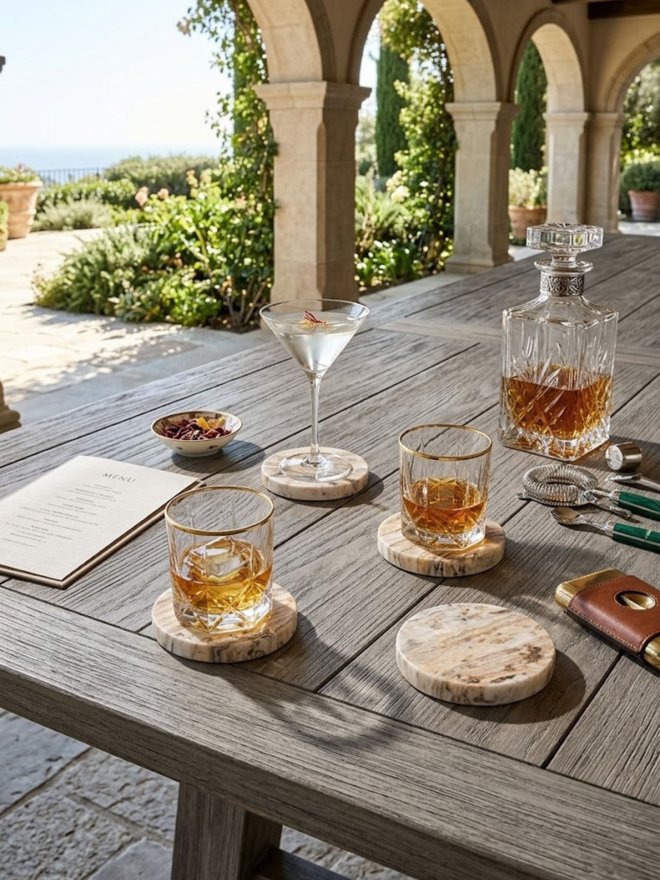 Tasmania Onyx Coasters