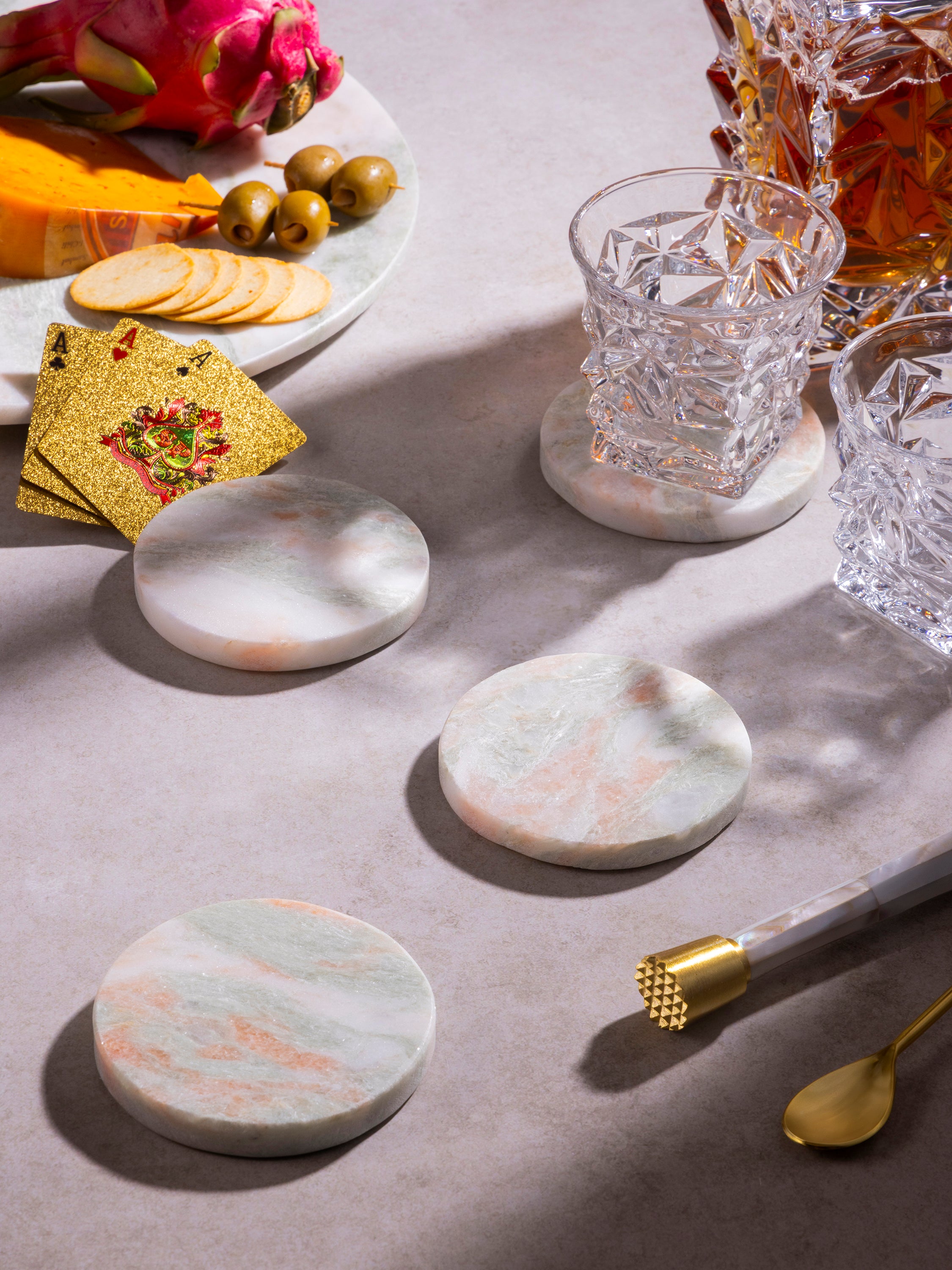 Moonlight Onyx Coasters
