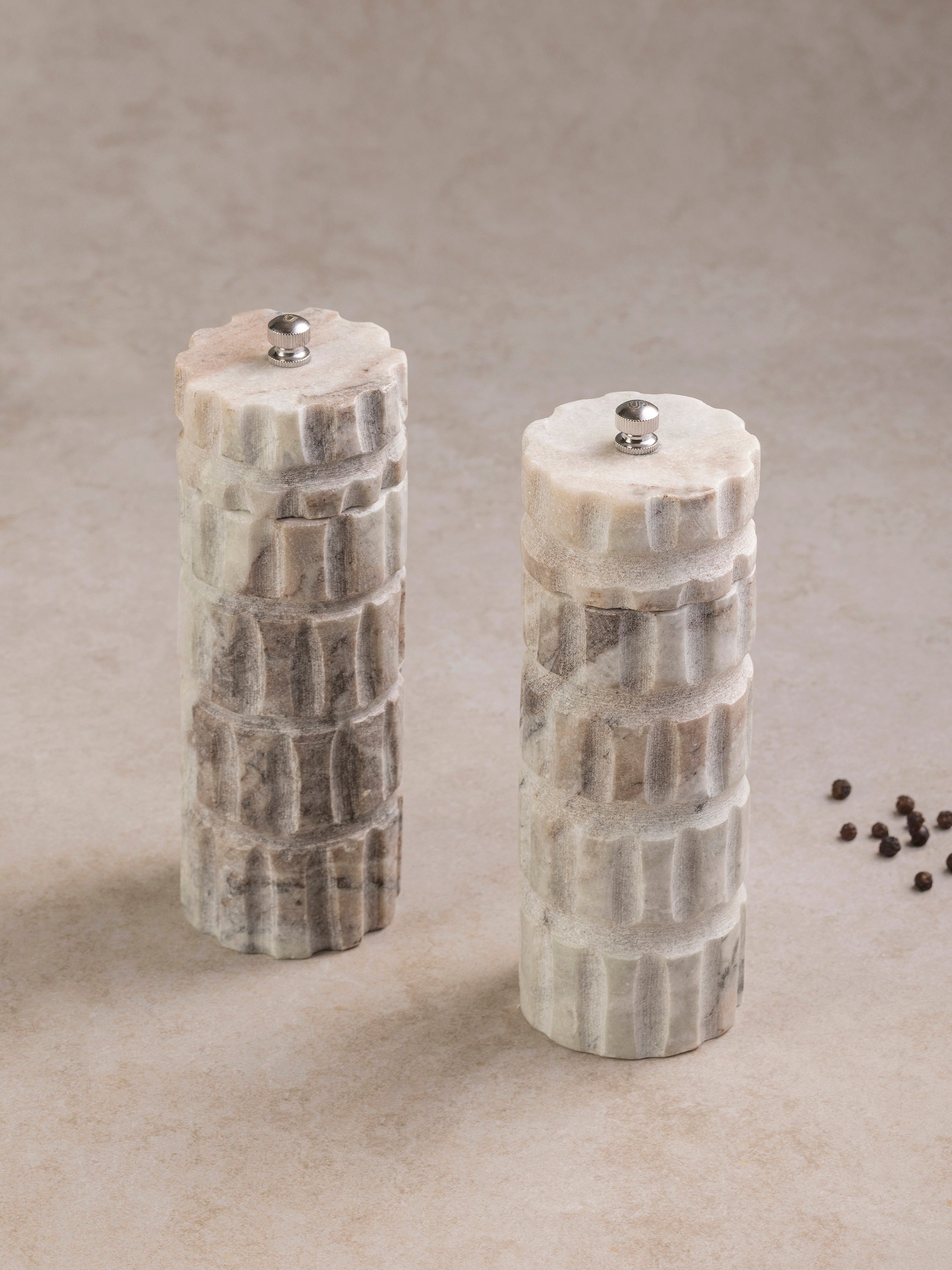 Beatrix Marble Salt & Pepper Set