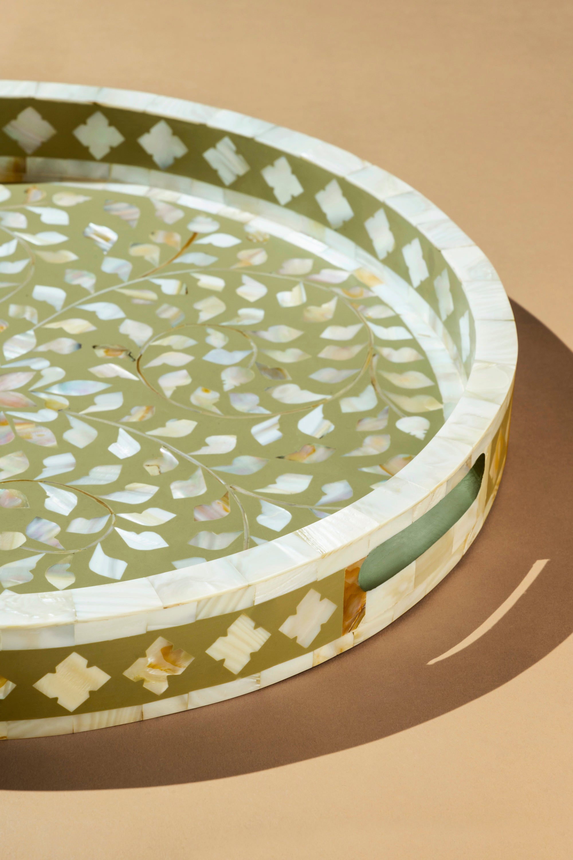 Handmade Decorative Accent Tray for Coffee Tables & Dining Displays
