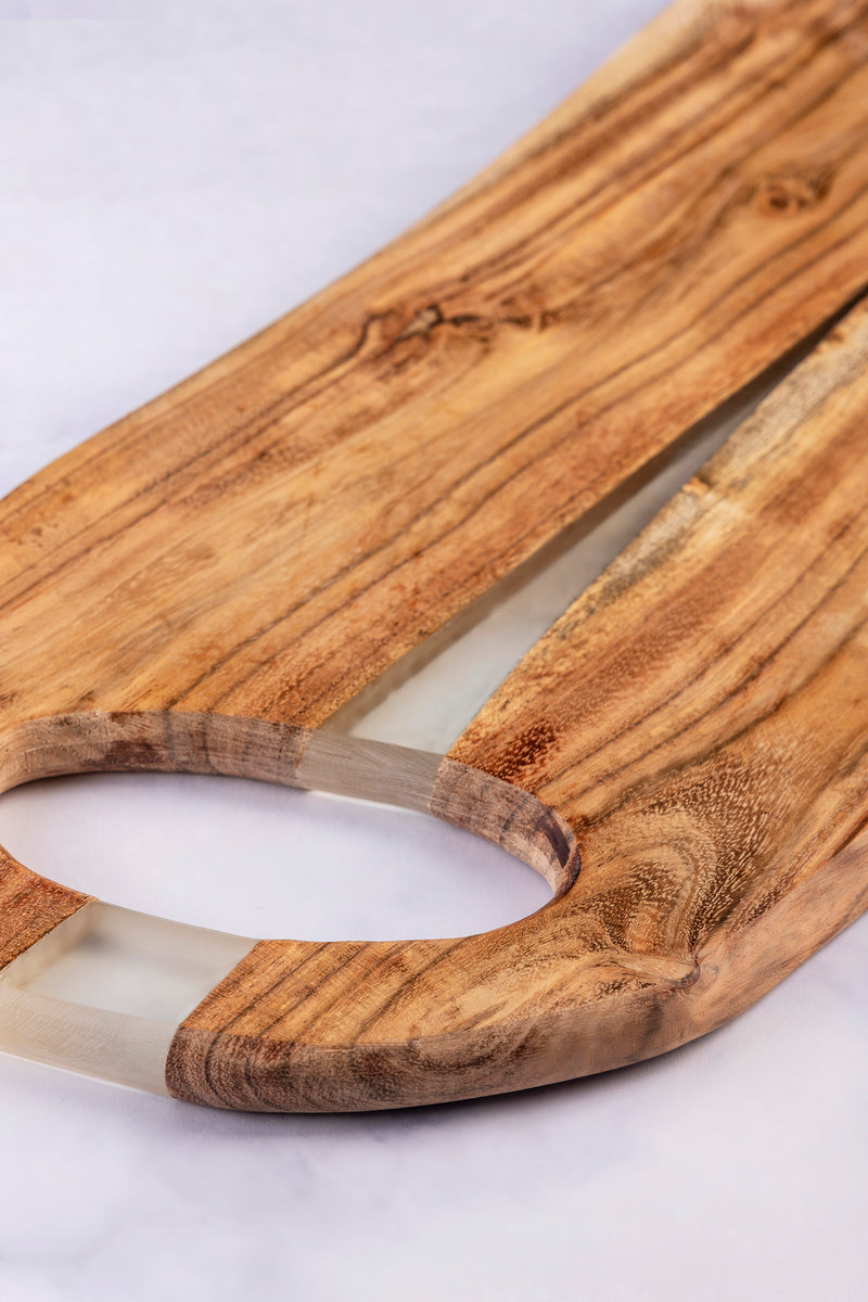wooden cheese board	