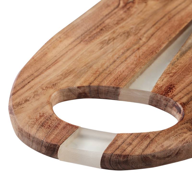 serving board with handle	