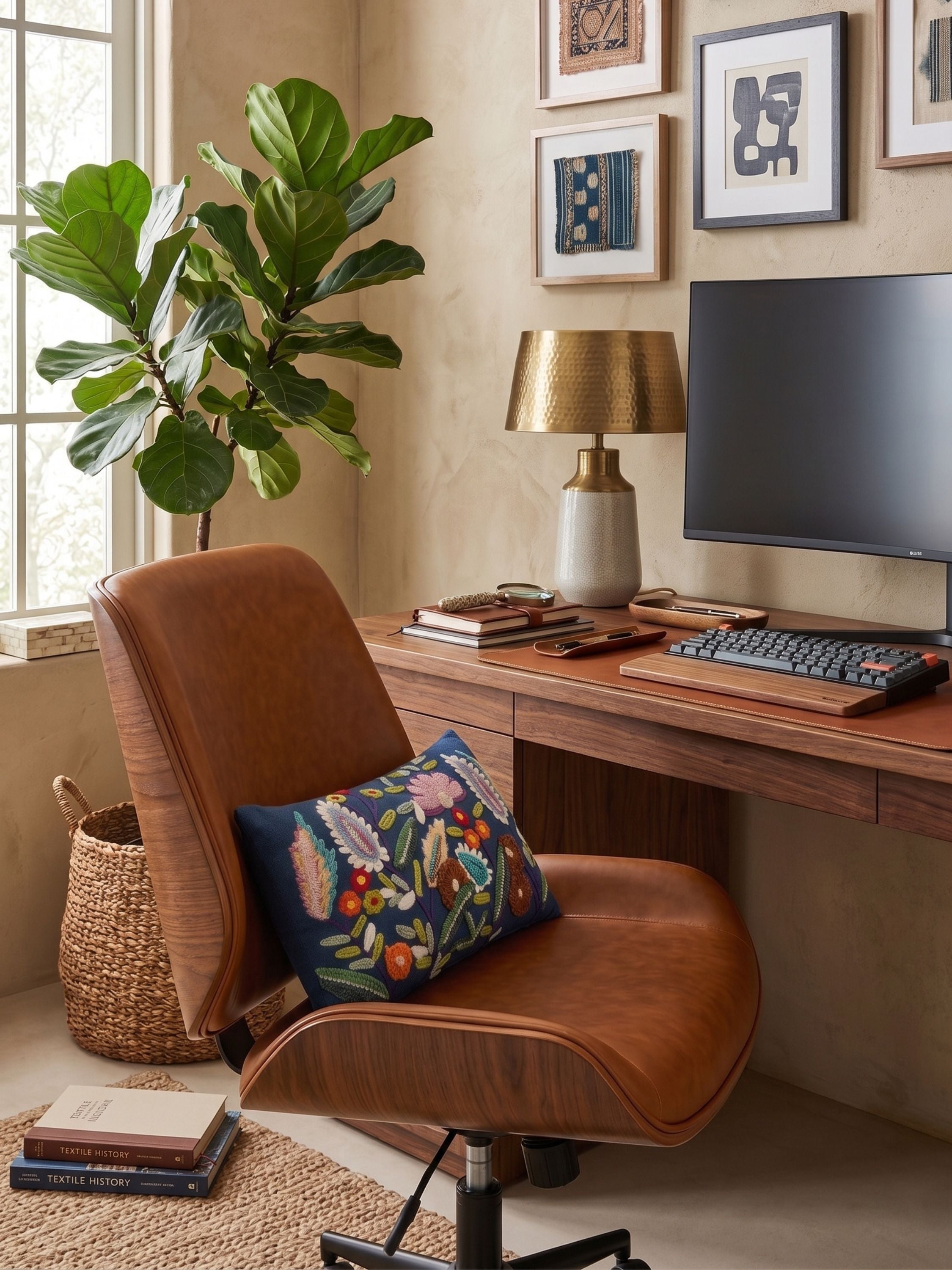 Geneva Floral Lumbar Pillow