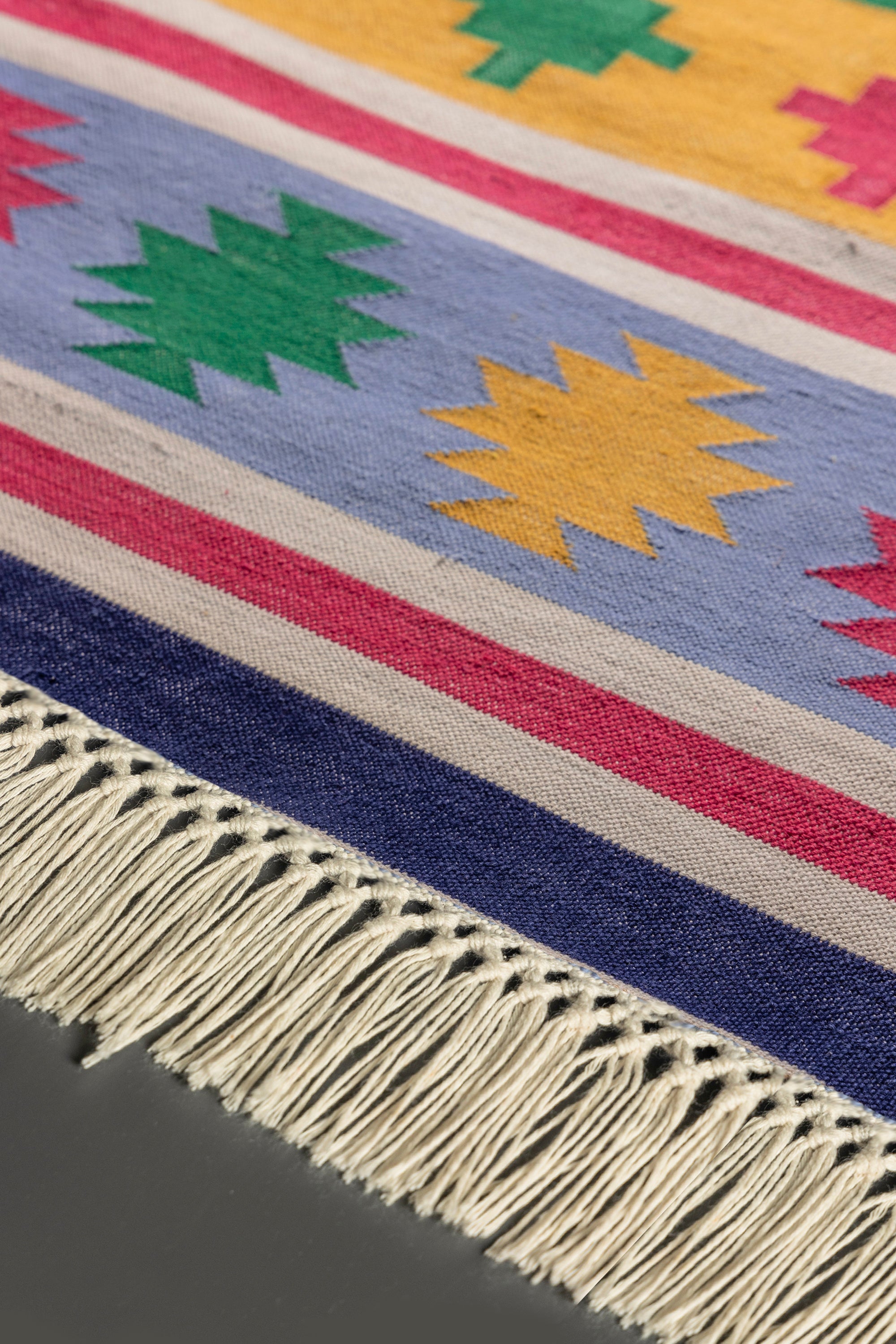 Ethnic-style Kilim runner rug, perfect for hallways, narrow spaces, and entryways