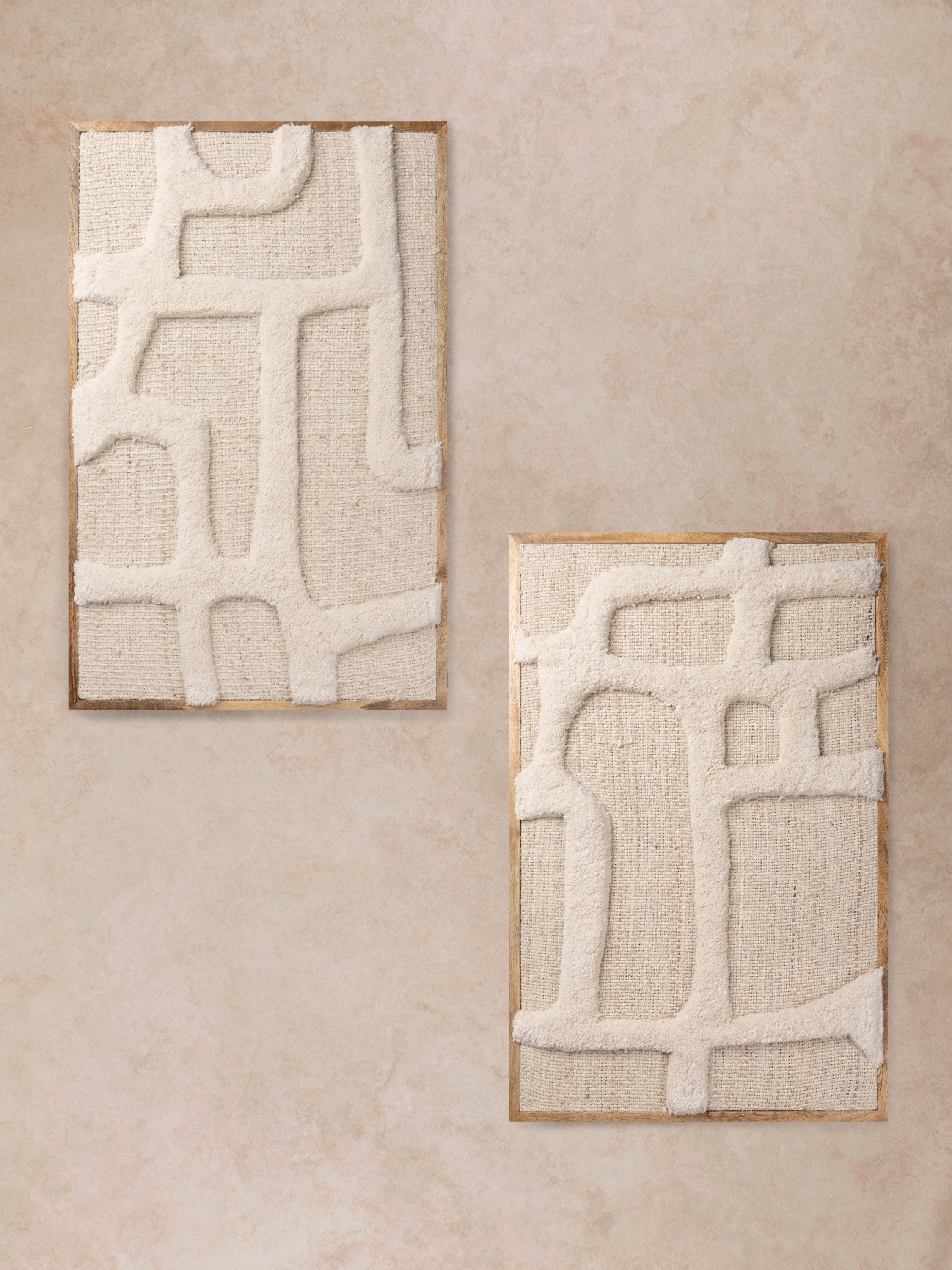 pair of Lofoten wall art panels displayed together on a neutral wall