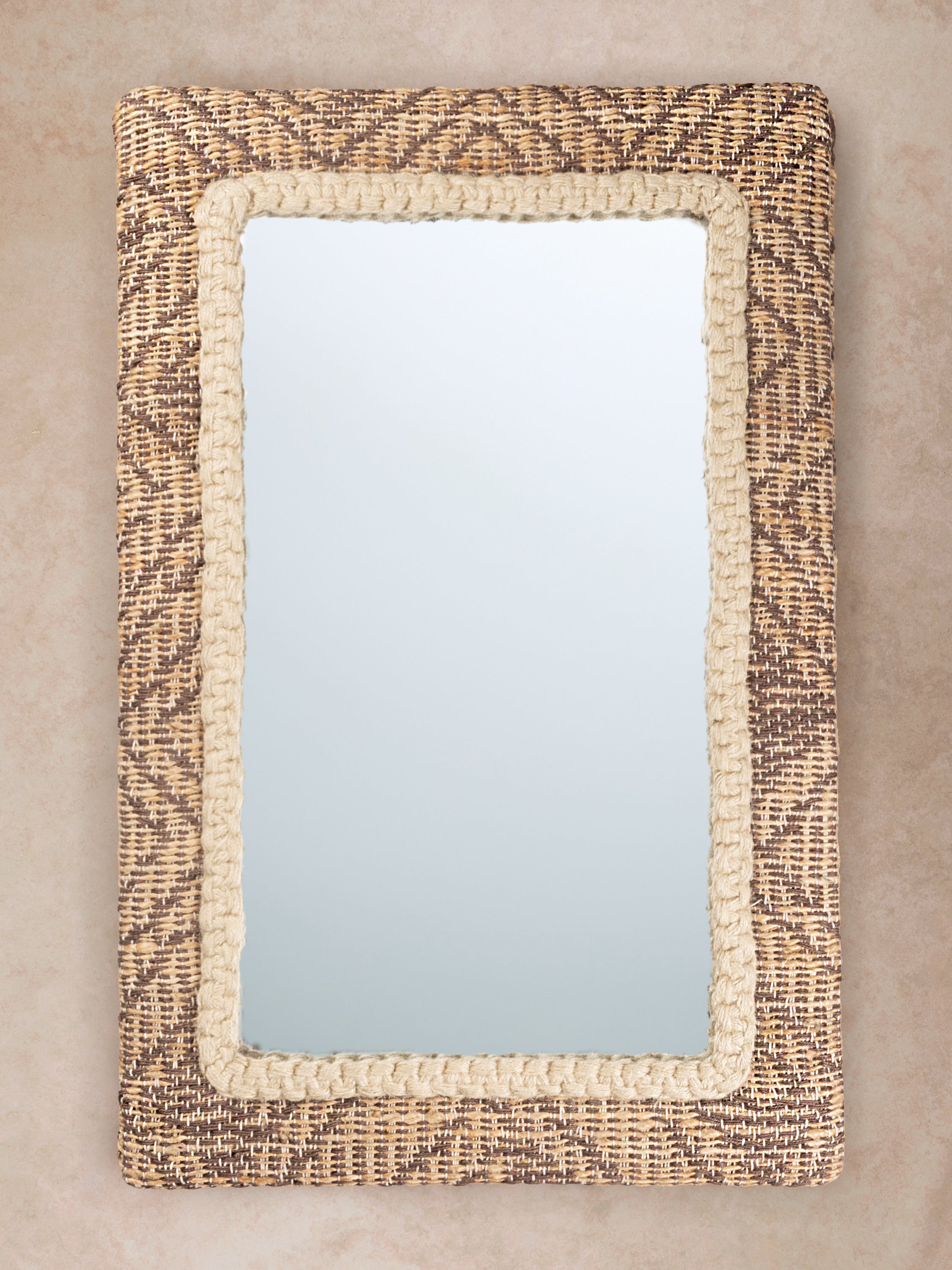 second variant of Zulian mirror with lighter braided border accent