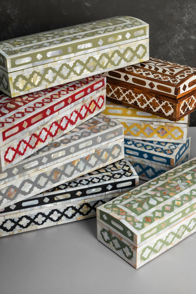 Decorative boxes with lids