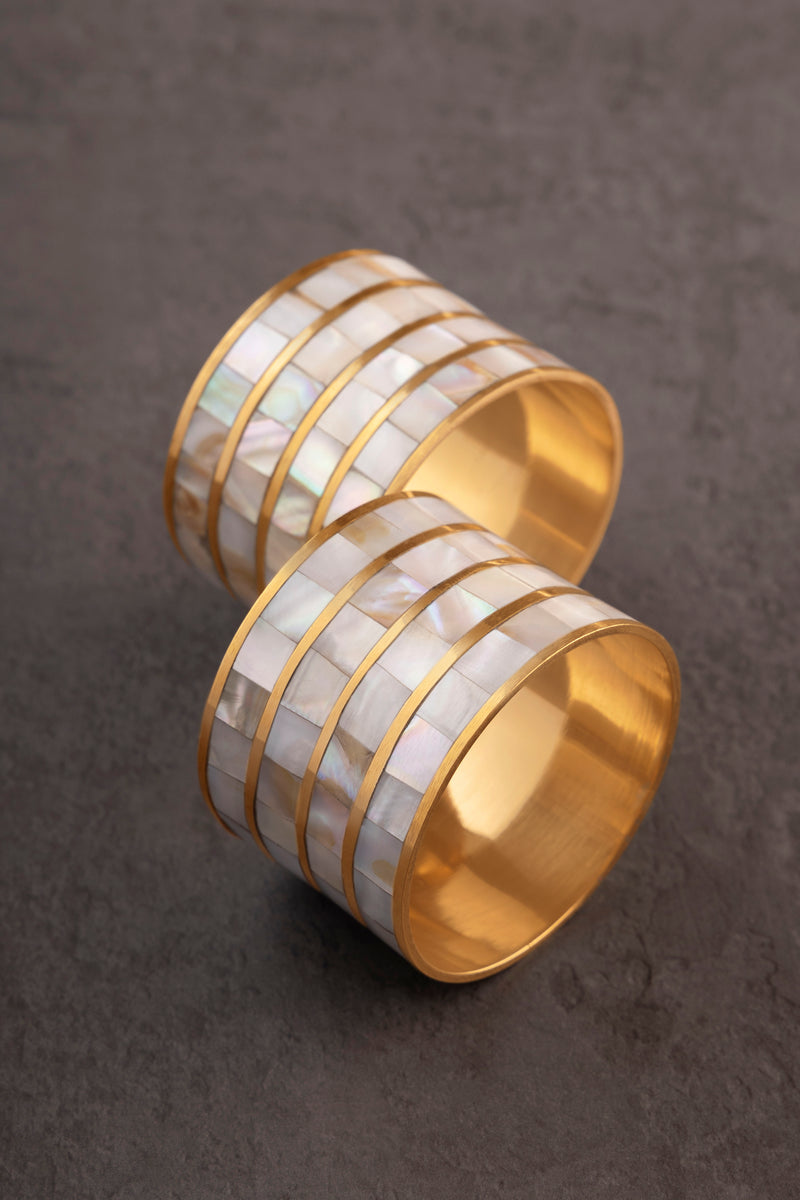 glam napkin rings
