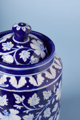 Floral Design Food Storage Canister with Lid