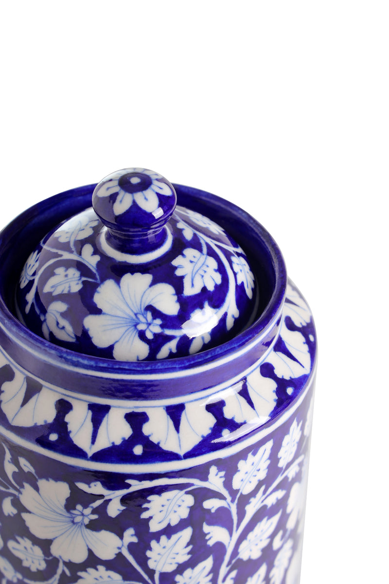 Ceramic Jar Container with Lids for Cookies, Candy, Coffee, Flour, Sugar, Rice, Pasta, Cereal & More 