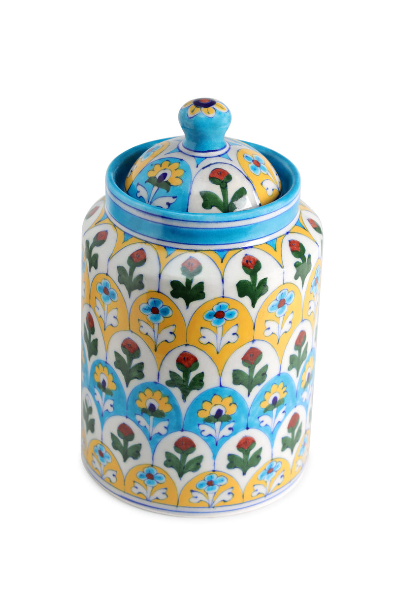 Stoneware Jar with Lid