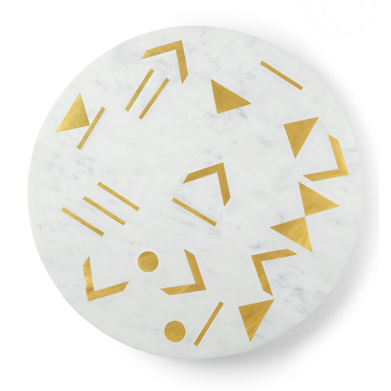 White marble Lazy Susan
