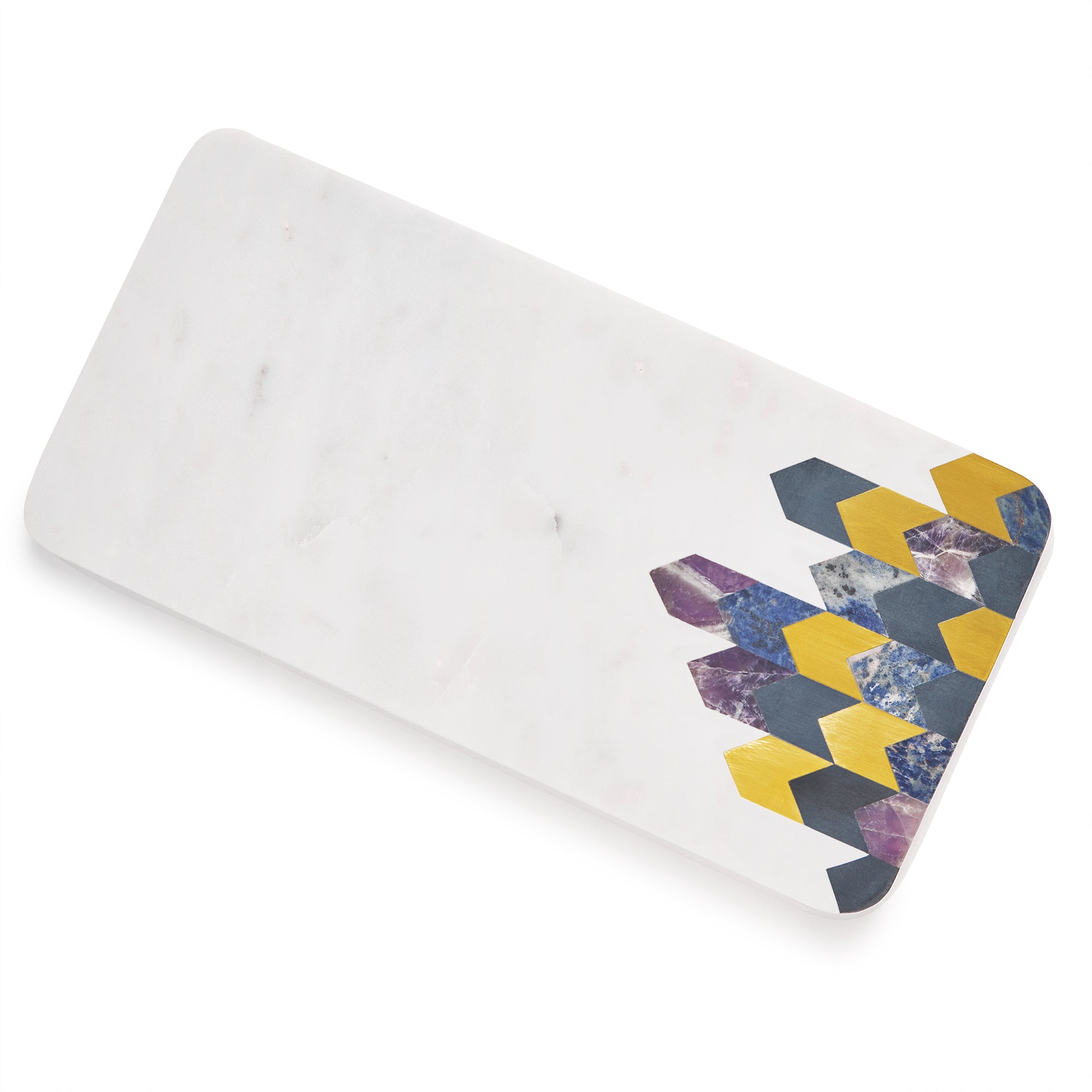 Marble cutting board, marble tray, white marble slab rectangle