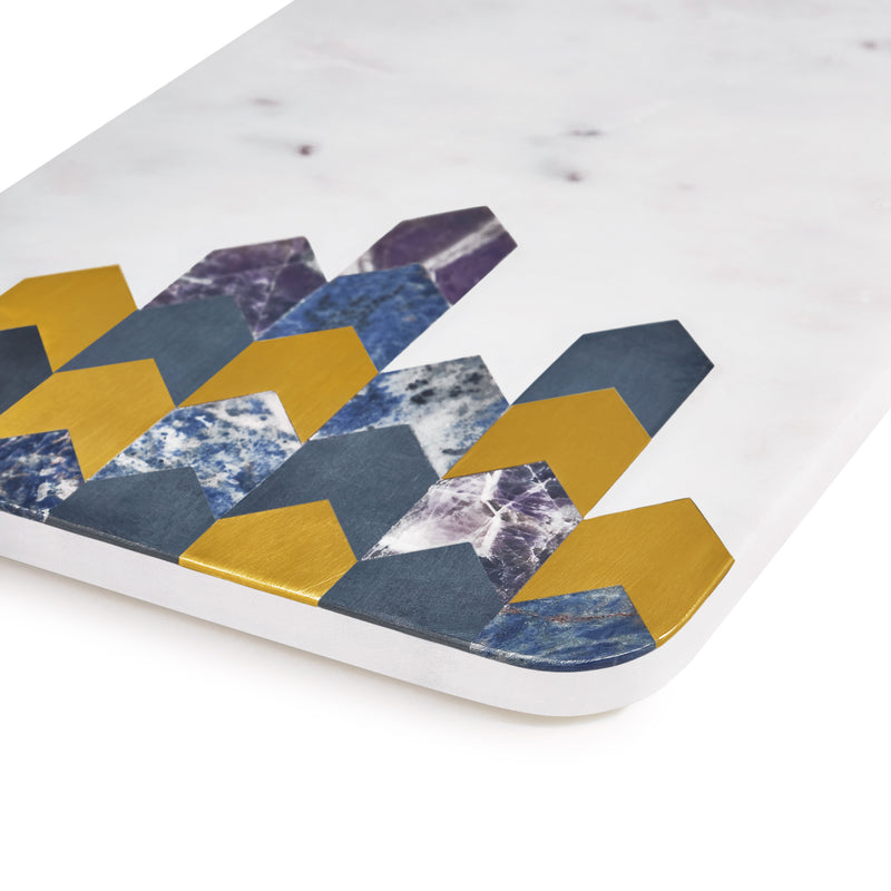 Marble Cutting Pastry Board (18 x 9 Inches)