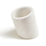 White Marble Cooler, 4.5" x 6" | Use with Champagne, Wine, Beer, Kitchen Tools & More