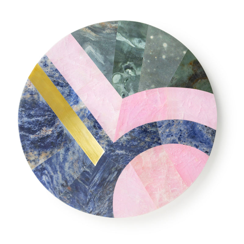 Modern Marble Round Pastry Board