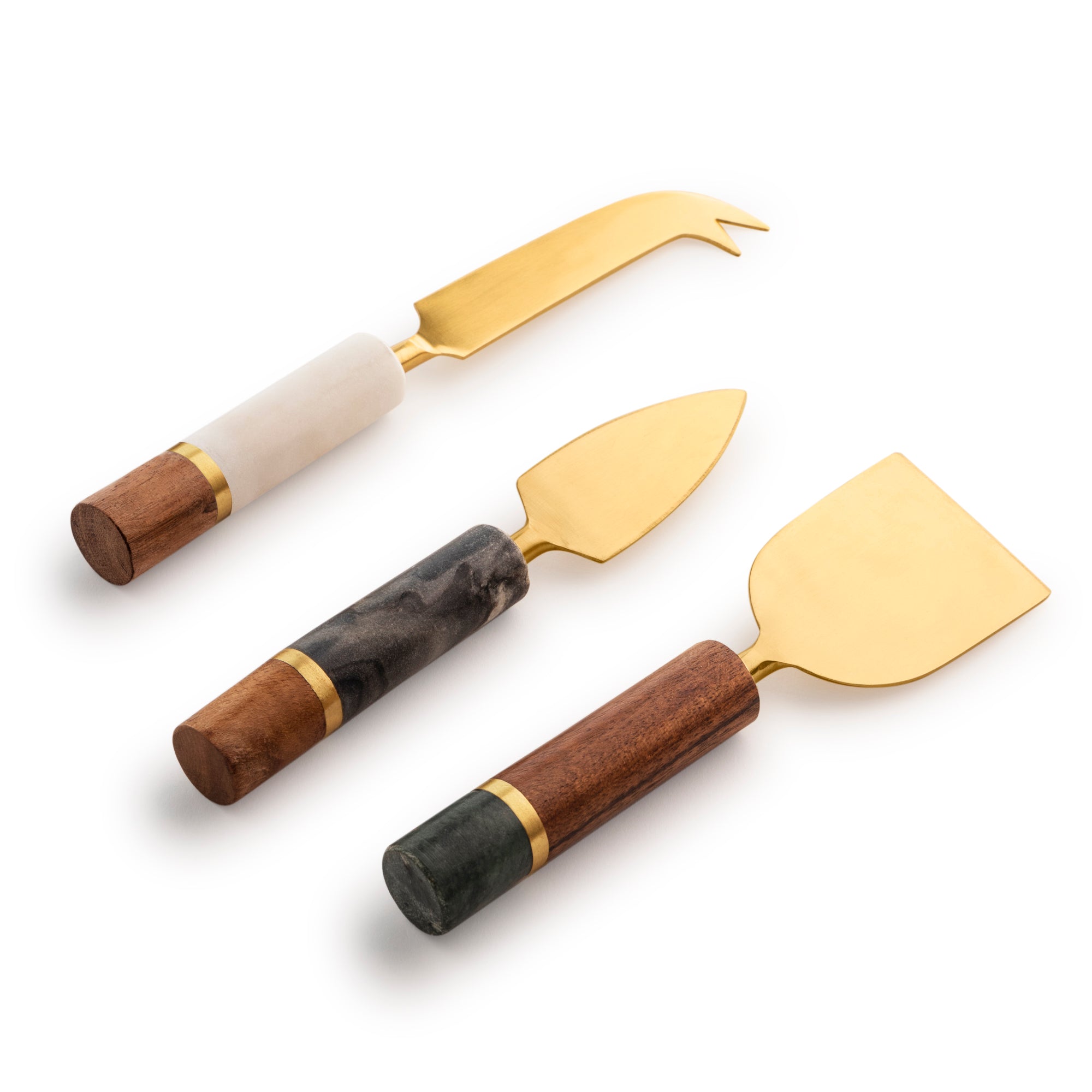 4 Cheese Knives Set-Mini Knife, Butter Knife & Fork