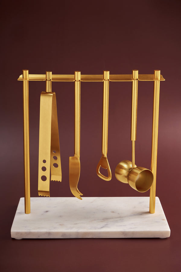 Bar Tools Bartender Kit with Stand