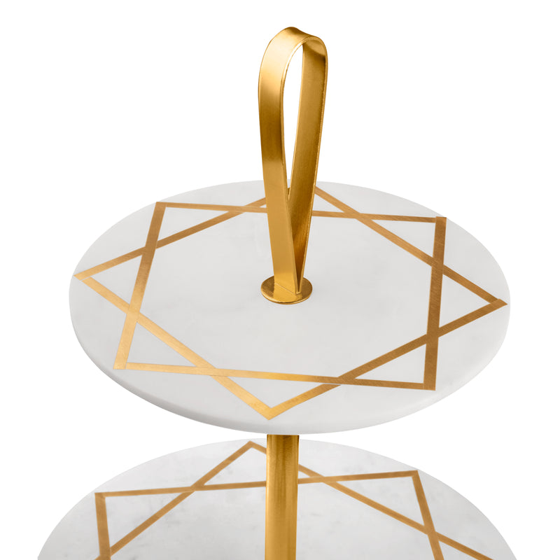 marble cupcake stand	