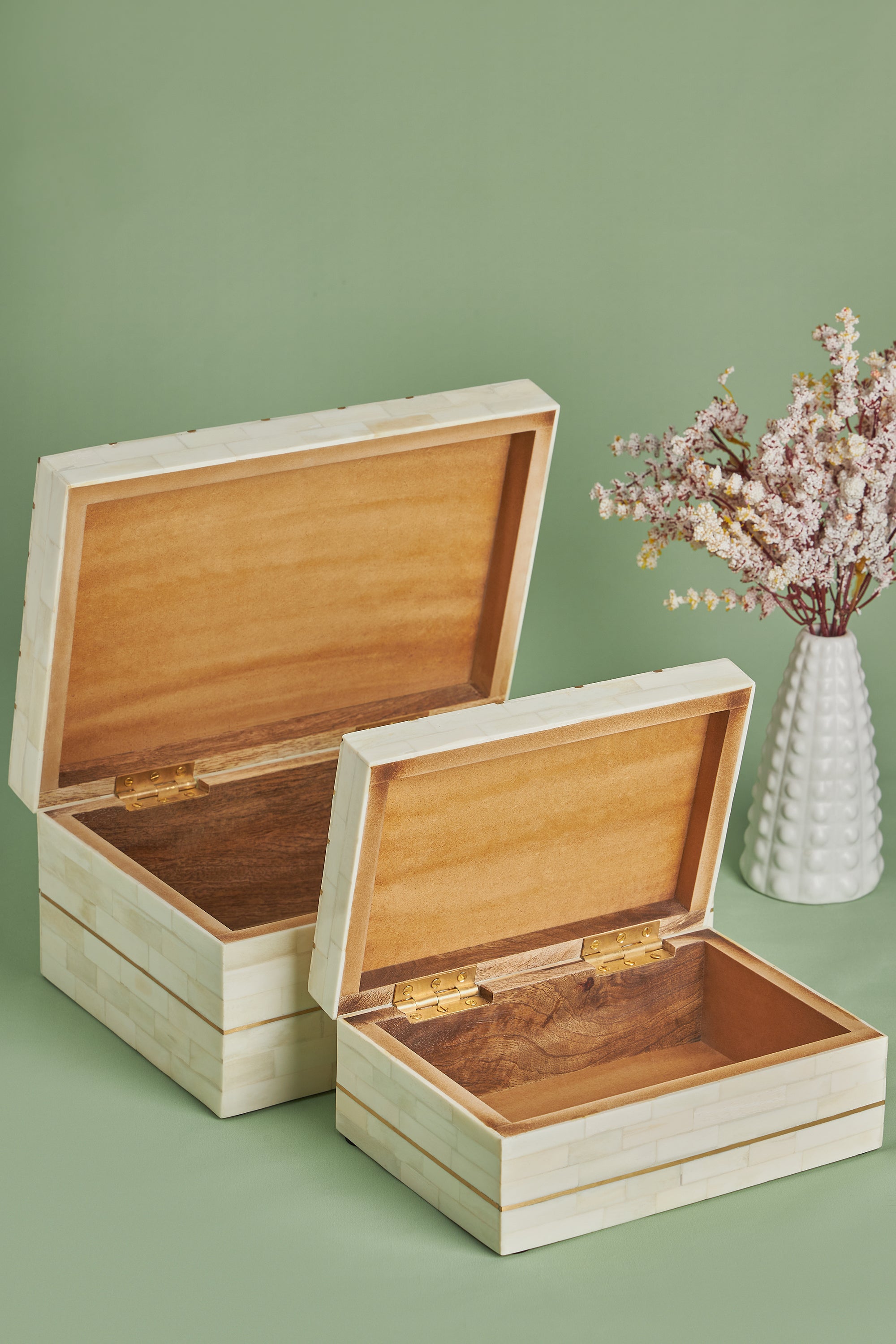 Jewelry and Trinket Wooden Chests Box 