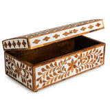 Decorative wood boxes with lids