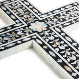Solid Wood Black Holy Jesus Cross Home Weddings Party Meditation Gift Decoration