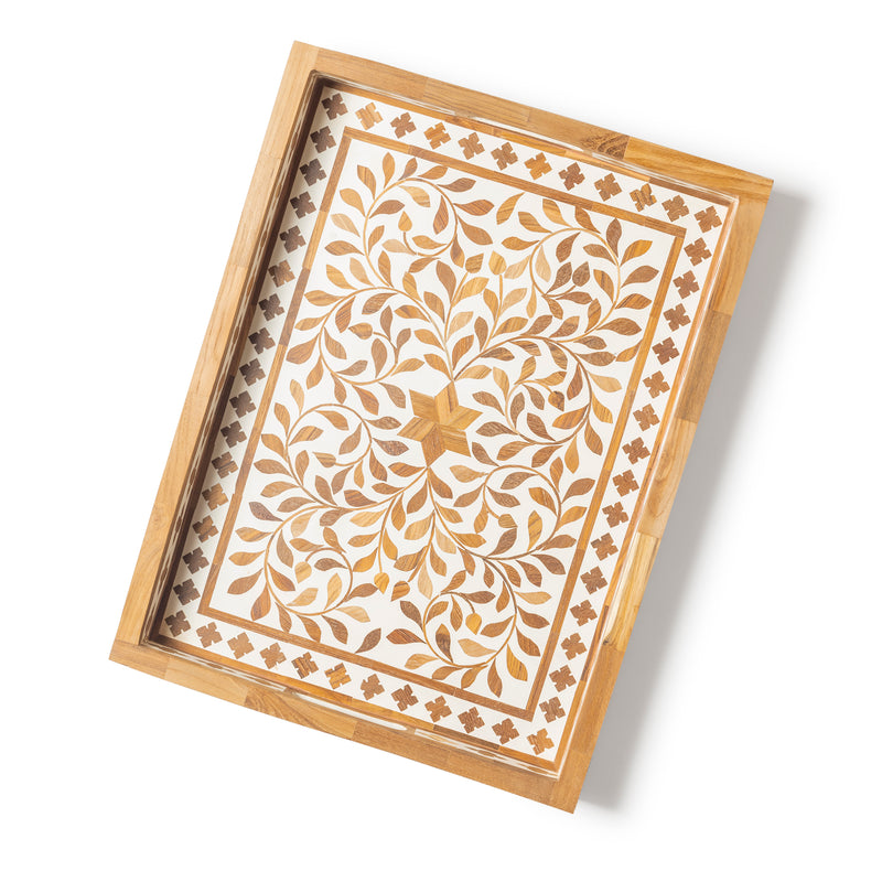 wooden tray for decoration	