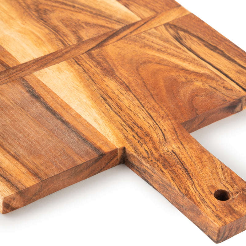 large wooden charcuterie board