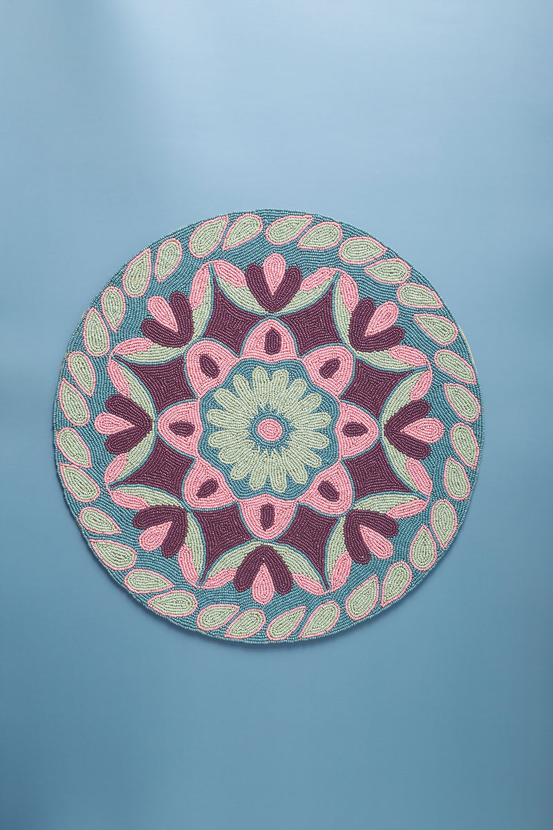 Round Glam Placemat, 15 inch 
