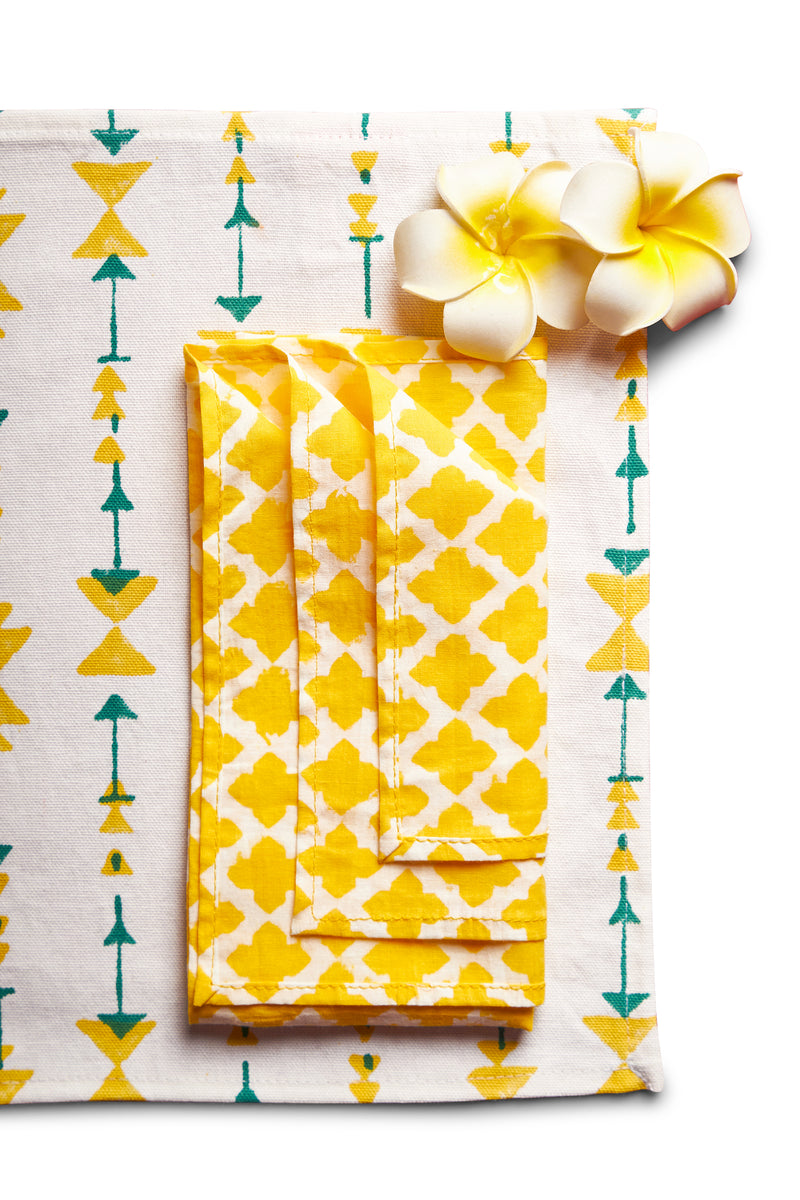 table runners with placemats set of six